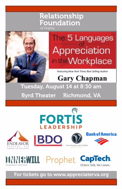 Gary Chapman Appreciation Poster